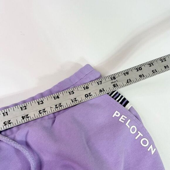 Peloton Shorts Womens Extra Large Light Purple Solid Drawstrings Sporty Short - Picture 4 of 9